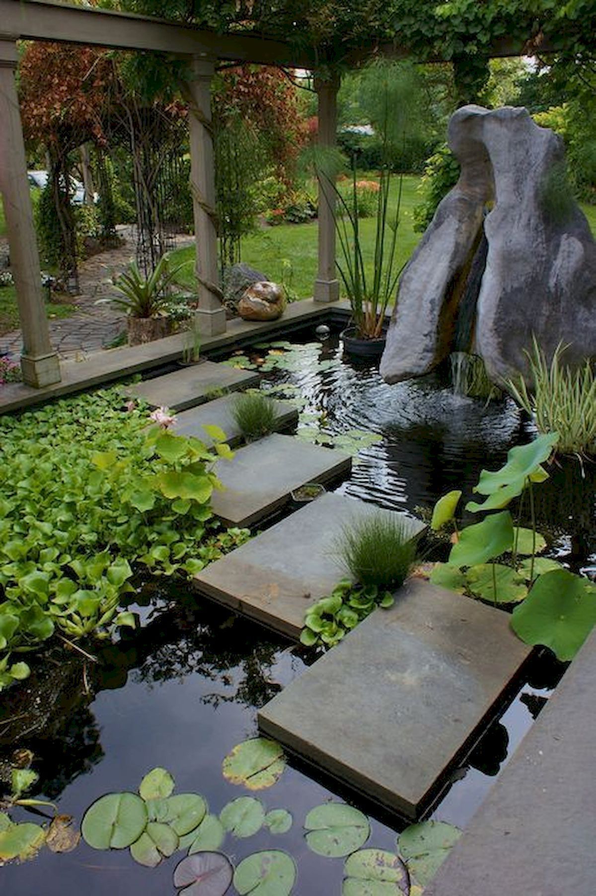 80 Wonderful Side Yard And Backyard Japanese Garden Design Ideas -   11 garden design Water patio ideas
