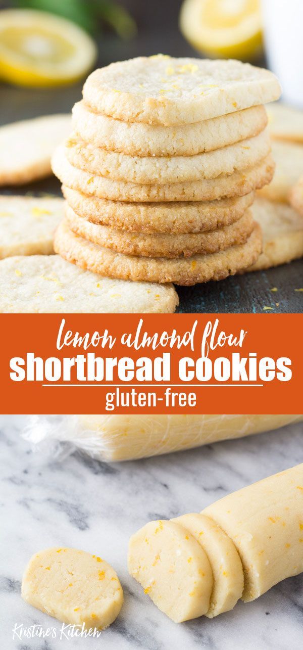 Lemon Almond Flour Shortbread Cookies -   11 gluten free cake Cookies ideas