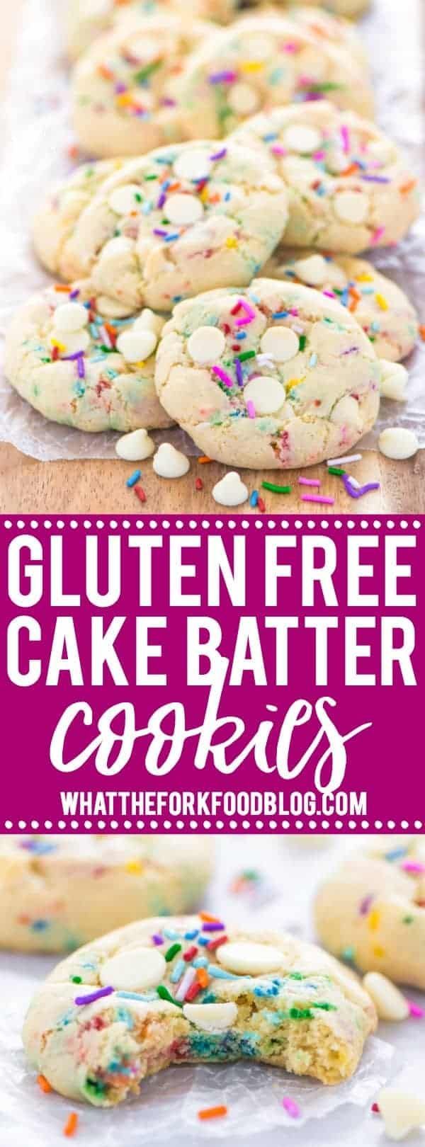 Cake Batter Cookies -   11 gluten free cake Cookies ideas