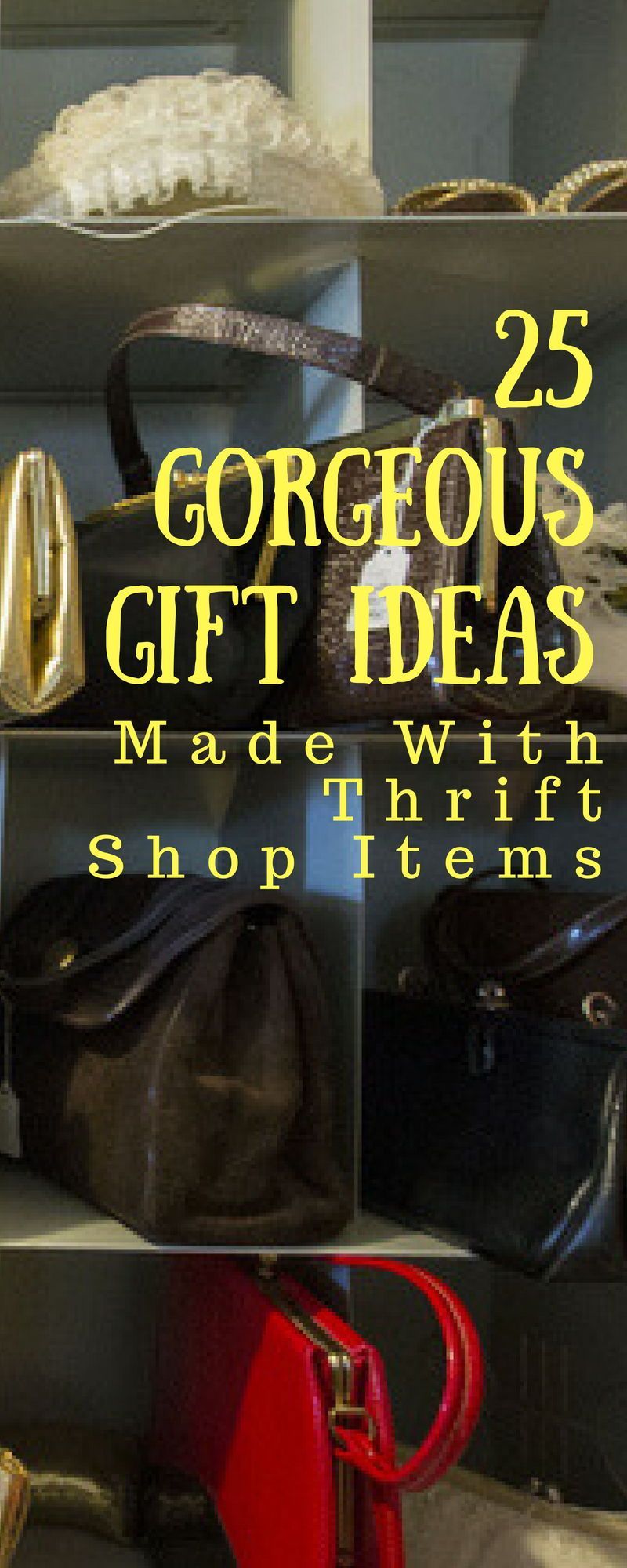 25 Gorgeous Gift Ideas Made With Thrift Shop Items -   11 thrift store DIY Clothes Vintage ideas