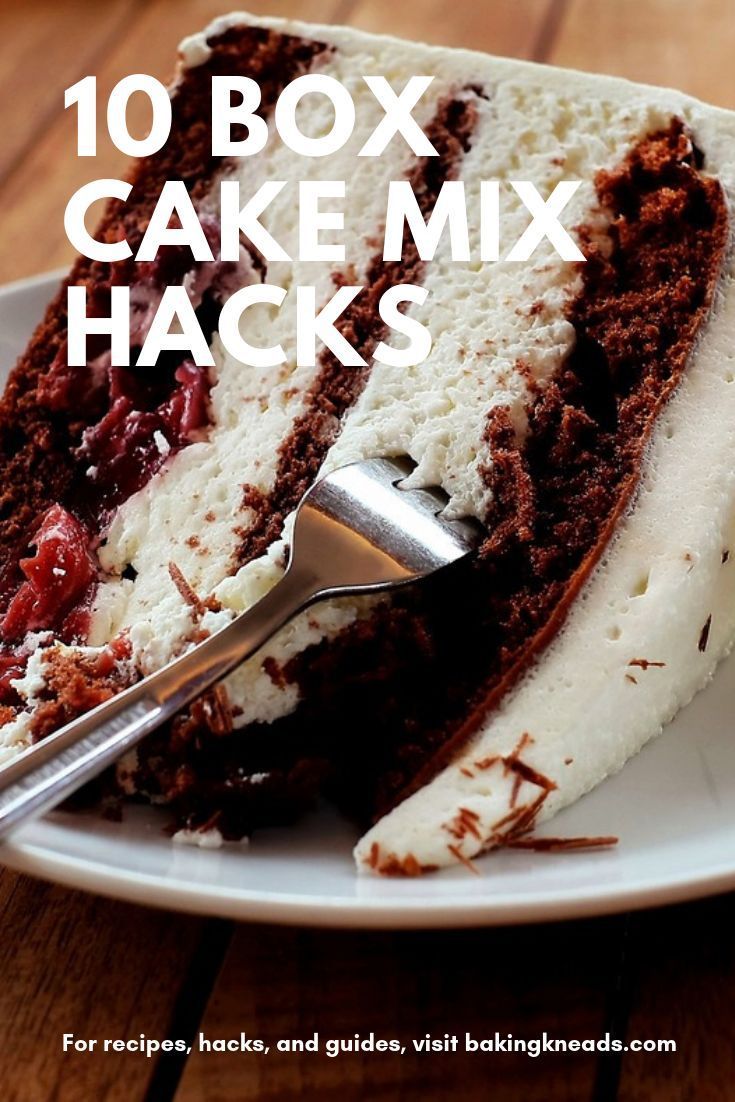 10 Box Cake Mix Hacks (How to Improve a Boxed Cake Mix -   12 cake Mix from scratch ideas