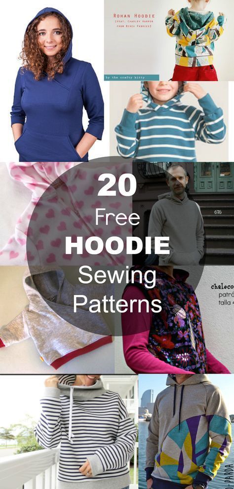 20 Hoodie Free Printable Sewing Patterns -   12 DIY Clothes Patterns free printable ideas