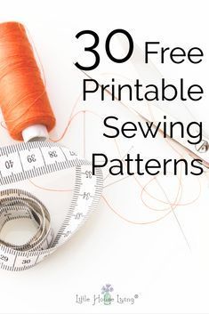 30 Free Printable Sewing Patterns and Tutorials -   12 DIY Clothes Patterns free printable ideas