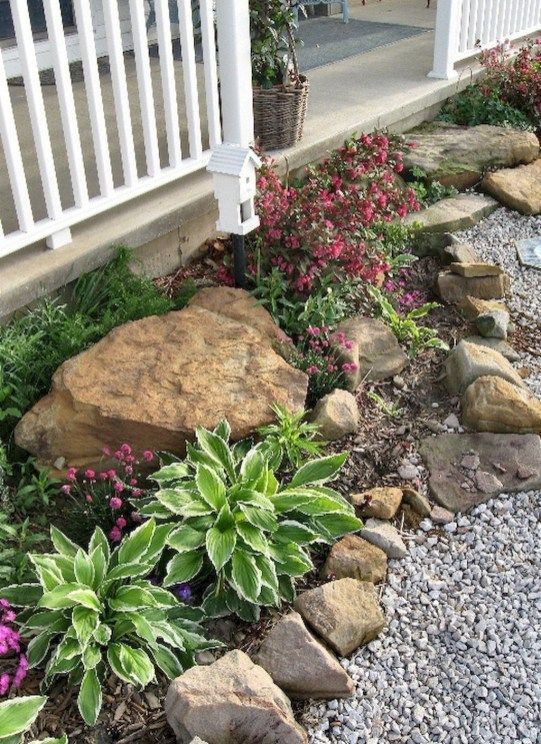 48 Gorgeous Rock Garden Designs Ideas -   12 garden design Stones porches ideas