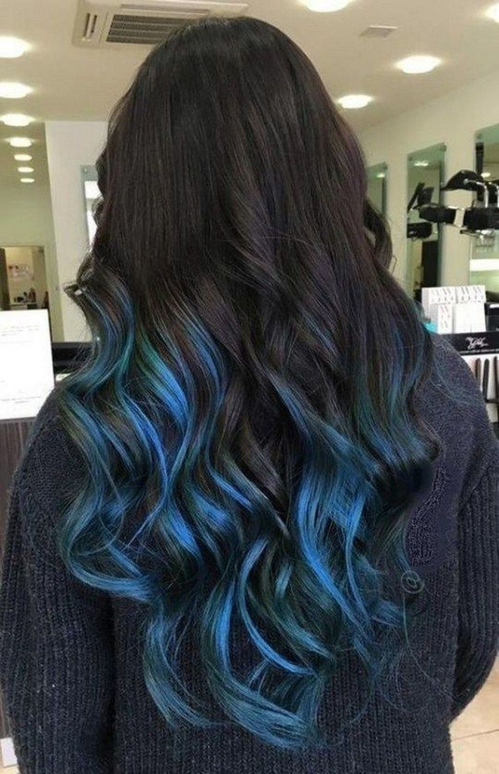 20 Coolest Blue Black Hair Shades -   12 hair Blue shades ideas