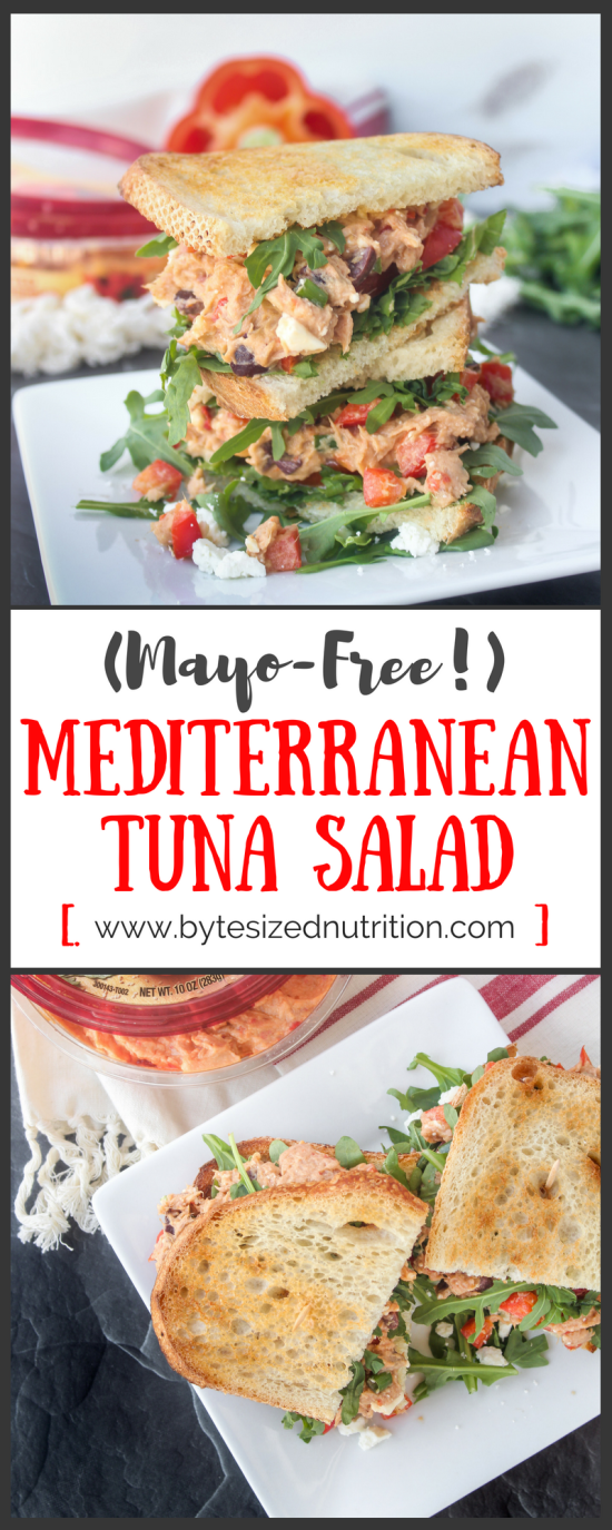 Mediterranean Hummus Tuna Salad Sandwich (Mayo-Free!) -   12 healthy recipes Tuna red peppers ideas