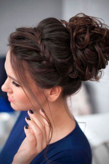 Gorgeous Updos for Bridesmaids -   13 bridesmaid hair Bun ideas