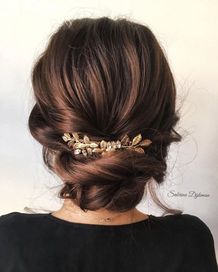 Romantic Wedding Hairstyles To Inspire You -   13 bridesmaid hair Bun ideas
