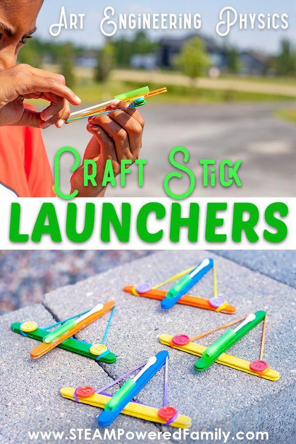 Engineer Craft Stick Launchers - Quick & Easy STEM Activity -   13 diy projects For Boys fun ideas