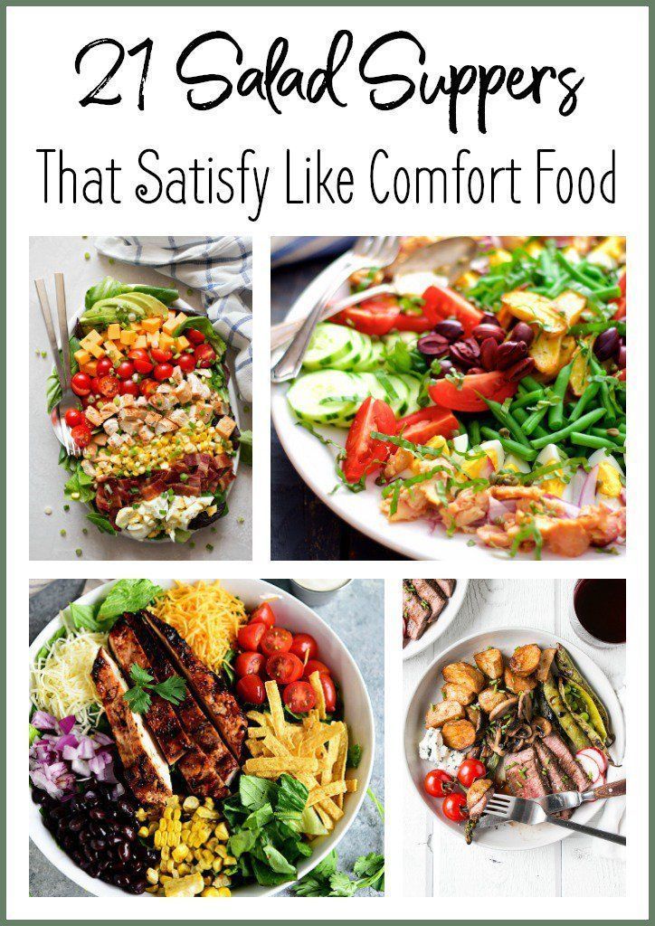 21 Salad Suppers That Satisfy Like Comfort Food -   13 holiday Recipes main course ideas