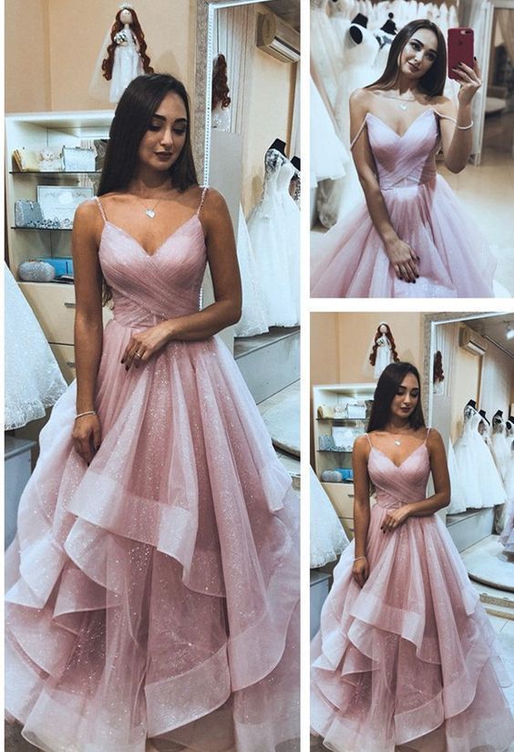 Princess Pink Long Prom Dress, 2019 Prom Dress, Graduation Dress Formal Evening Dress -   13 senior dress Graduation ideas