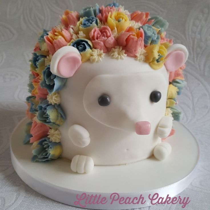 Hedgehog cake tutorial -   14 cake Decorating baby ideas