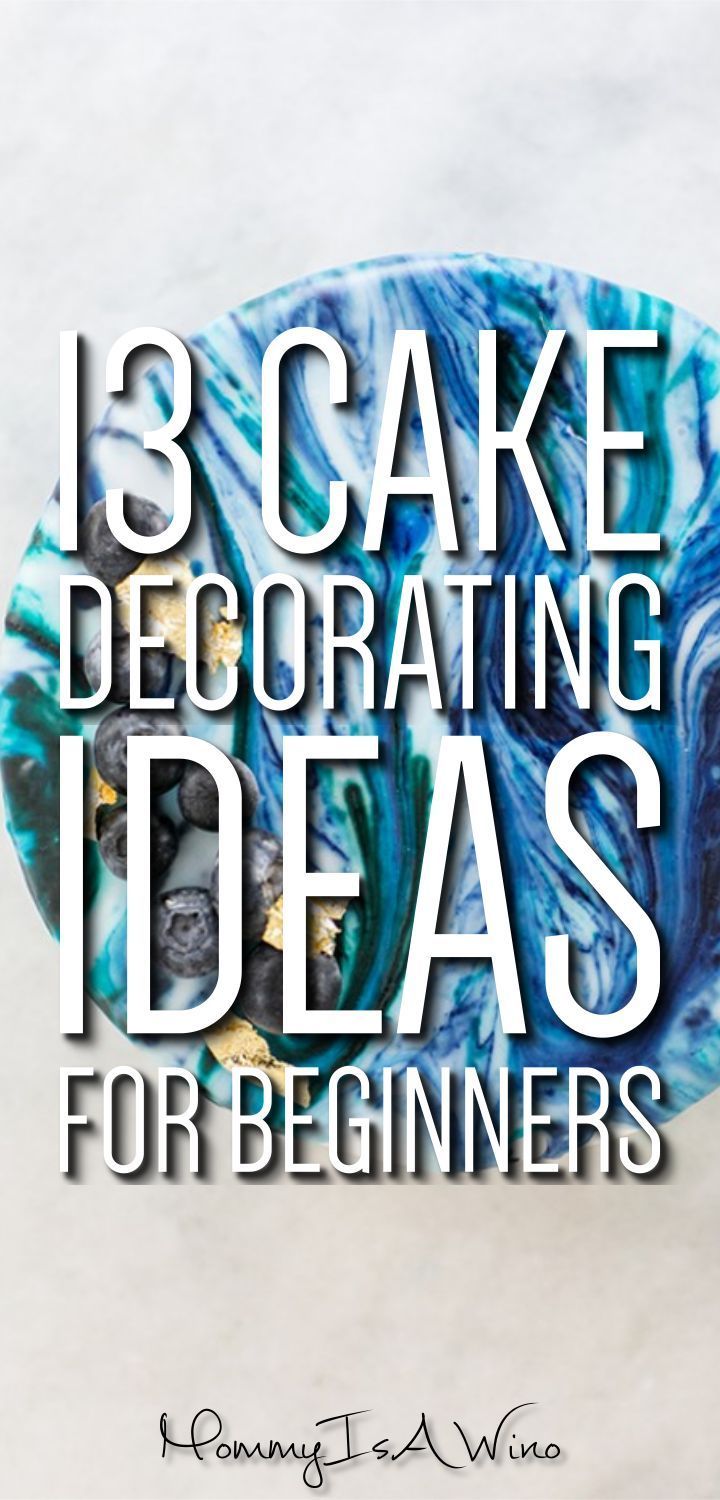 13 Cake Decorating Ideas To Try -   14 cake Frosting techniques ideas