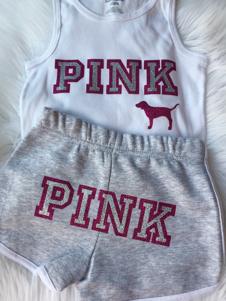 Love PINK inspired baby girl toddler clothes outfit -   14 DIY Clothes For Girls toddlers ideas