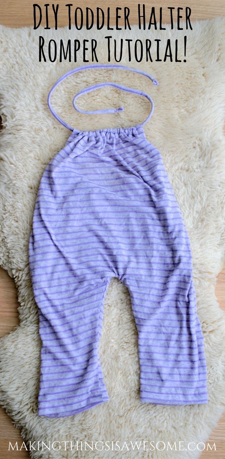 Easy DIY Toddler Romper Tutorial -   14 DIY Clothes For Girls toddlers ideas