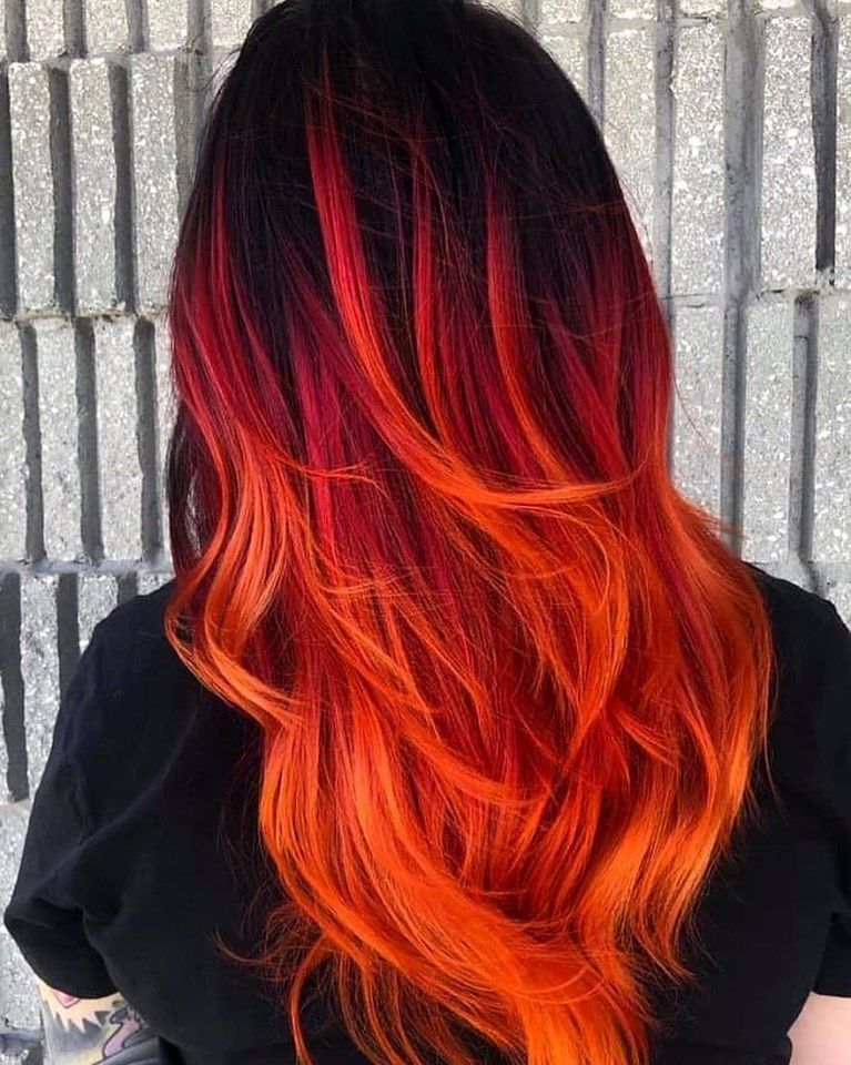 37 Best Red Ombre Hair Color Ideas -   14 hair Red drawing ideas