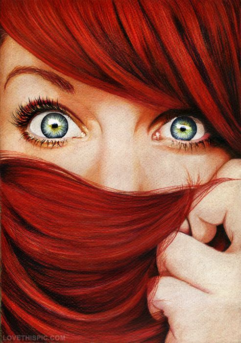 What Type Of Artist Are You? -   14 hair Red drawing ideas