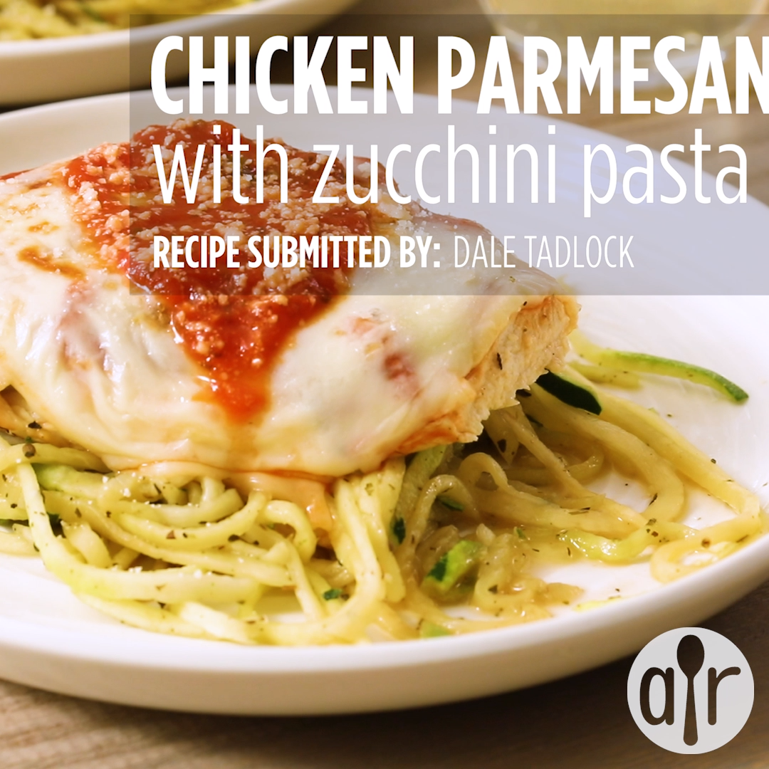 Chicken Parmesan with Zucchini Pasta -   14 healthy recipes Pasta zucchini ideas