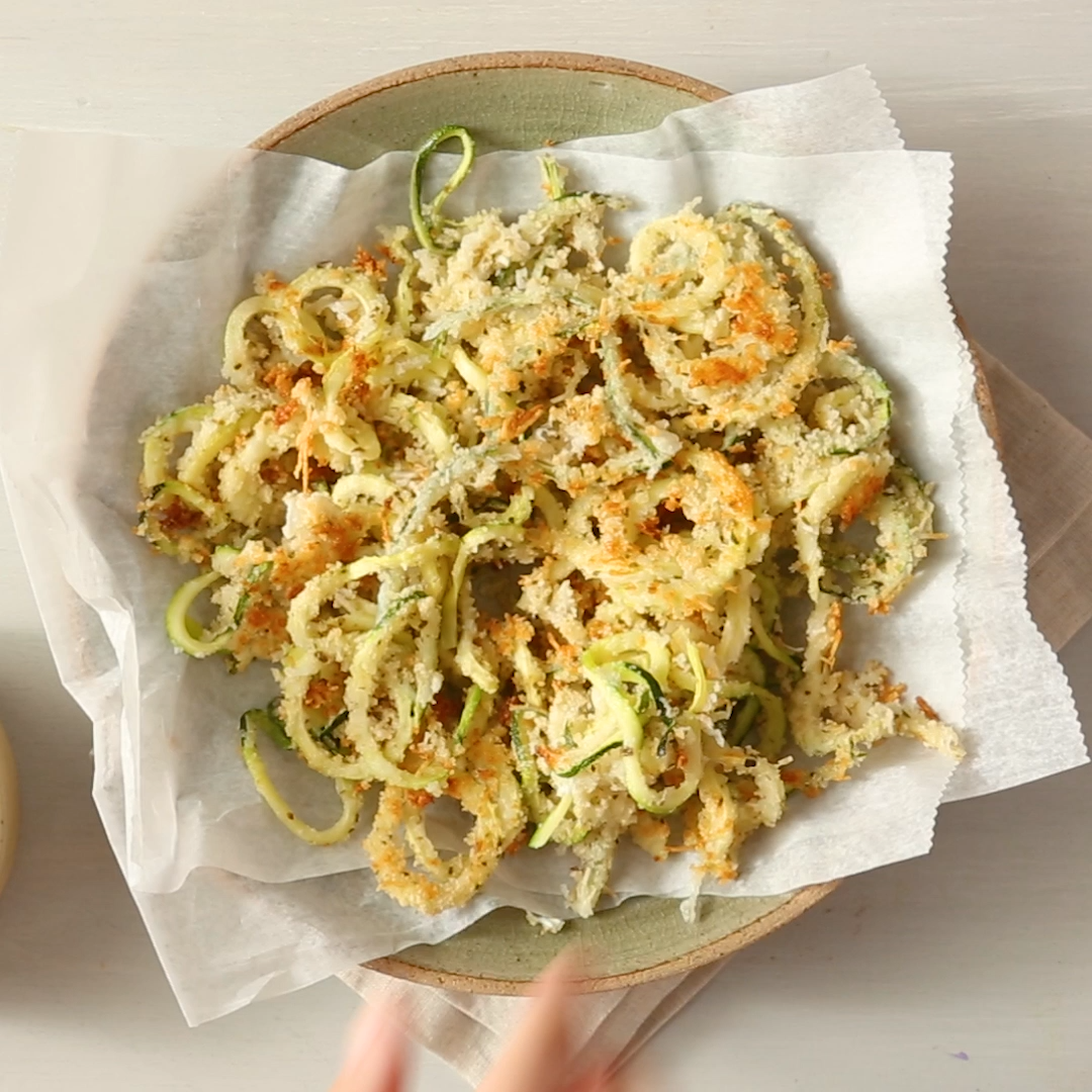 Baked Parmesan Zucchini Curly Fries -   14 healthy recipes Pasta zucchini ideas
