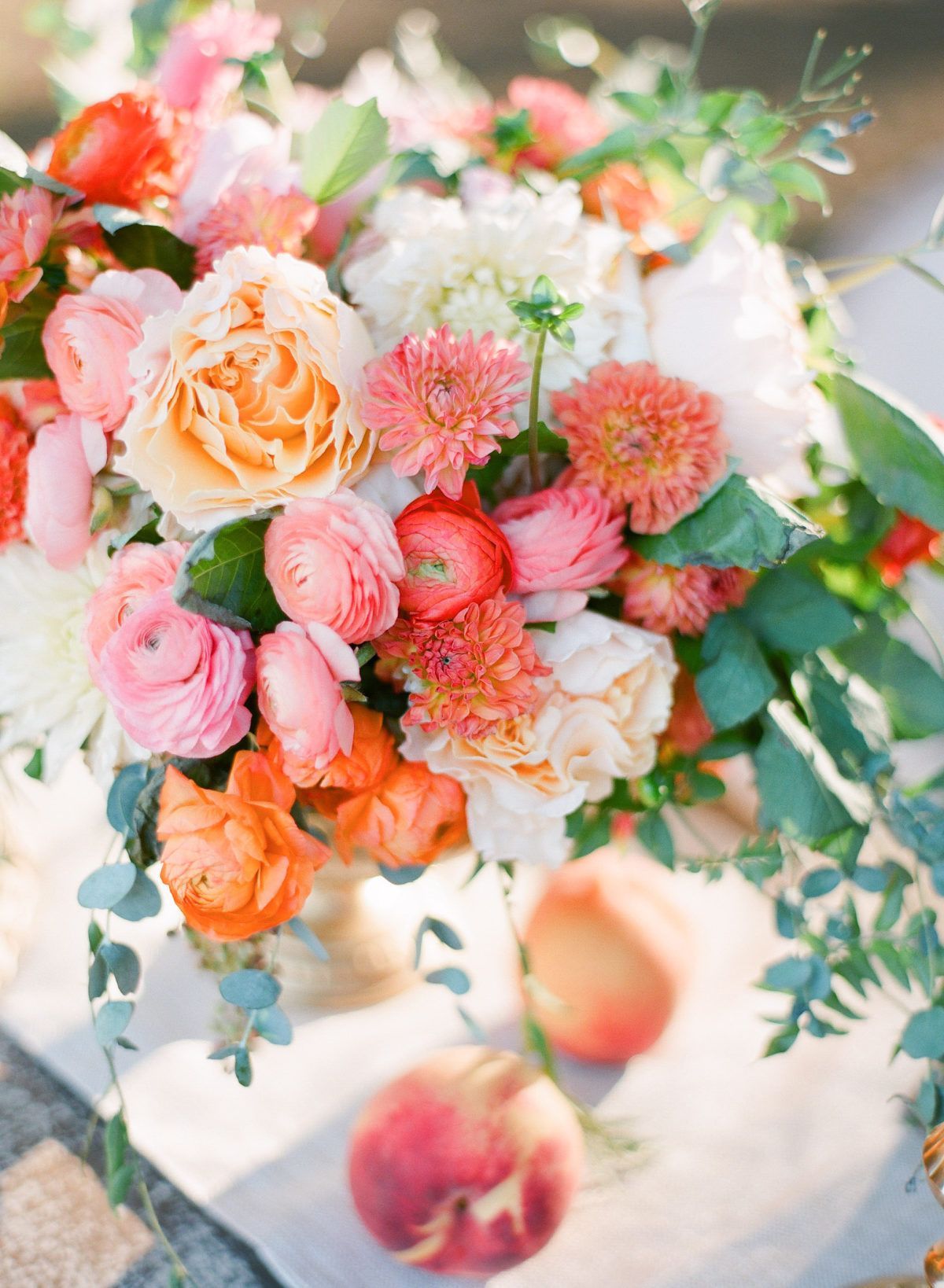 Peach Wedding Inspiration full of Color -   14 wedding Flowers peach ideas