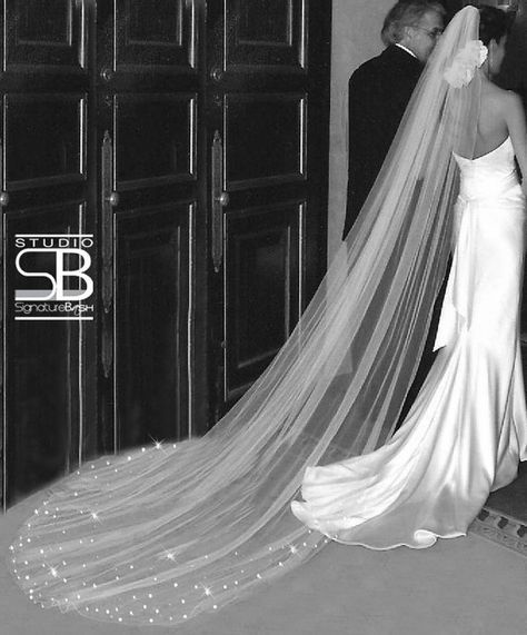 Embroidered Wedding Veil | Fingertip Wedding Veil | Beaded Bridal Veil | Single Tier Embroidered Wedding Veil | Fingertip Length Veil -   14 wedding Veils glitter ideas