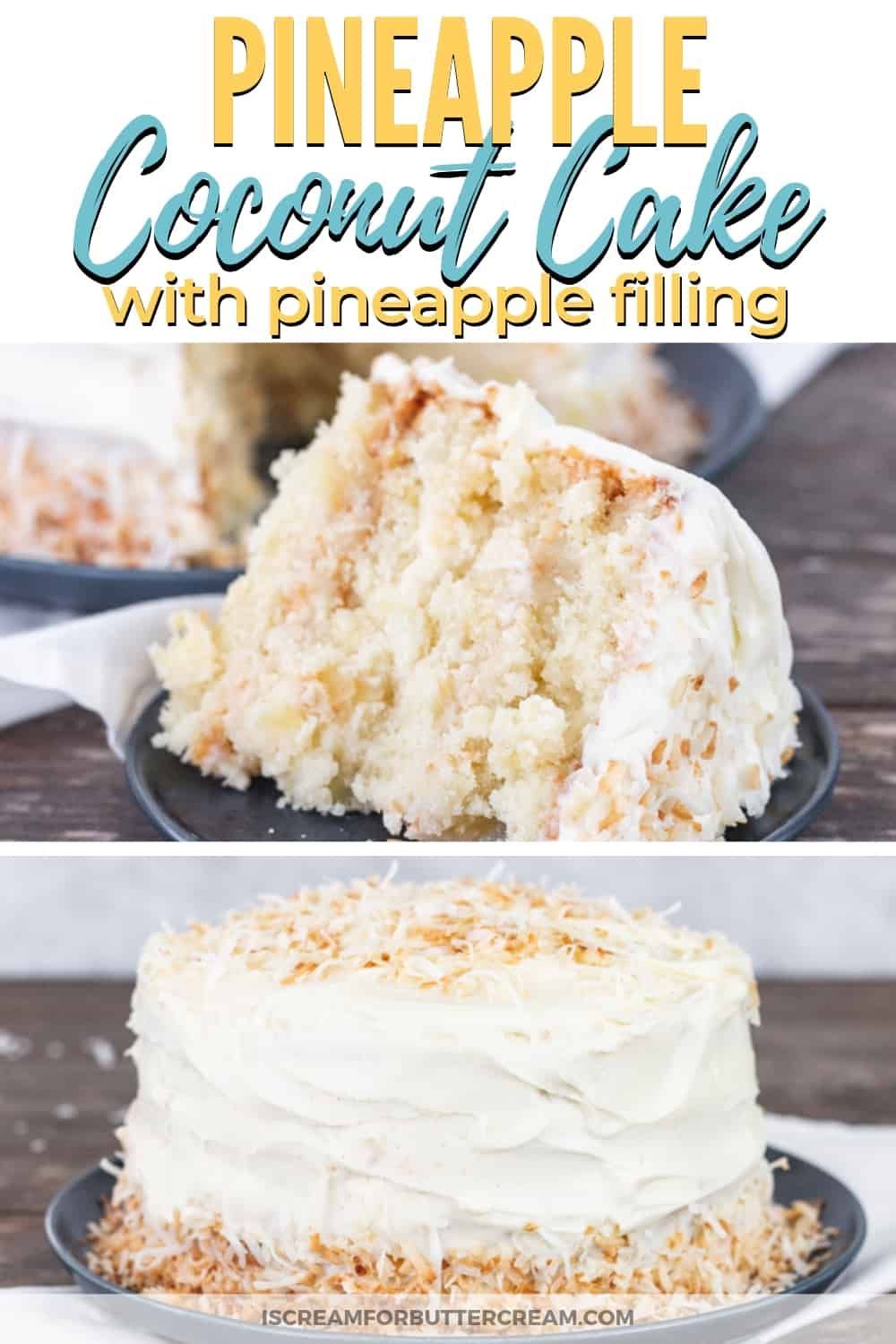 Pineapple Coconut Cake with Pineapple Filling -   15 cake Pineapple frostings ideas