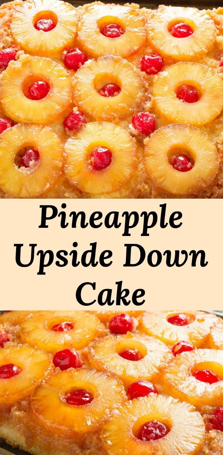 Easy Pineapple Upside Down Cake -   15 cake Pineapple frostings ideas