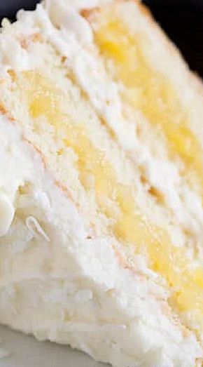 Coconut Cake with Pineapple Filling -   15 cake Pineapple frostings ideas