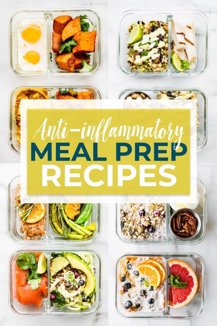 Anti-Inflammatory Diet Meal Prep Recipes Challenge -   15 fun diet ideas