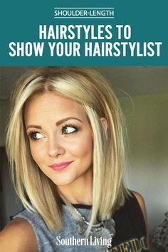 Shoulder-Length Haircuts To Show Your Hairstylist Now -   15 hairstyles Cool thin hair ideas