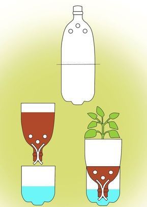 15 planting DIY bottle ideas