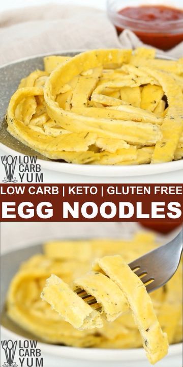 Keto Noodles Recipe for Low Carb Egg Noodles -   16 diet Recipes egg ideas
