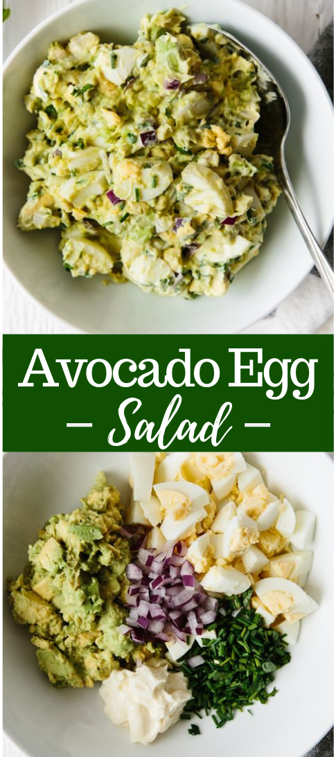 AVOCADO EGG SALAD #healthyrecipe -   16 diet Recipes egg ideas