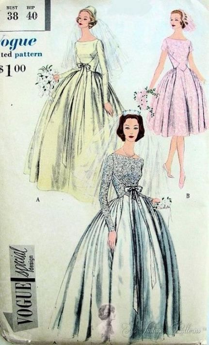 Vintage wedding dress patterns style 37 Ideas -   16 dress Patterns bridesmaid ideas