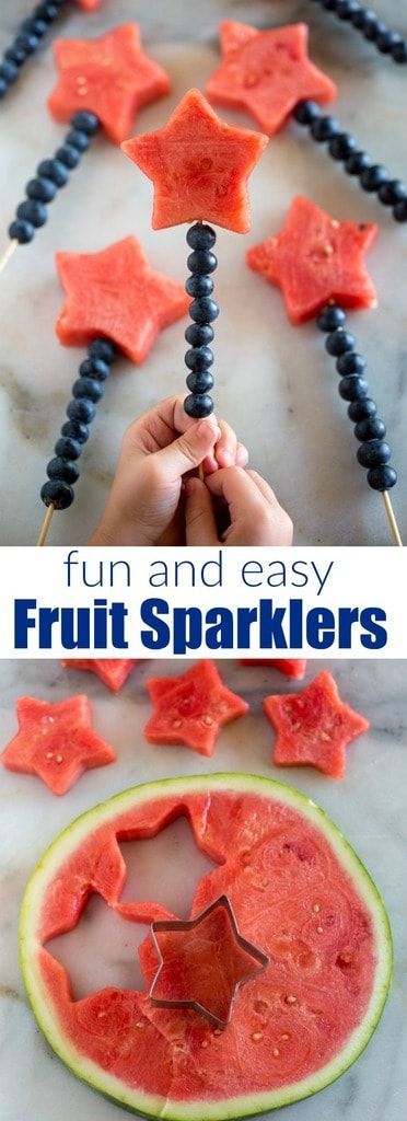 Fruit Sparklers -   16 fourth of july desserts For A Crowd ideas