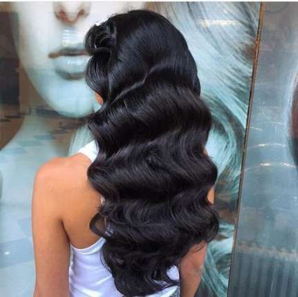 65 Trendy hair waves hollywood vintage curls -   16 hair Bridesmaid vintage ideas