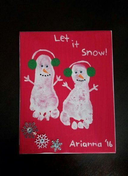 Craft Ideas For Kids Christmas Hand Prints 70+ Ideas -   16 holiday Crafts for babies ideas