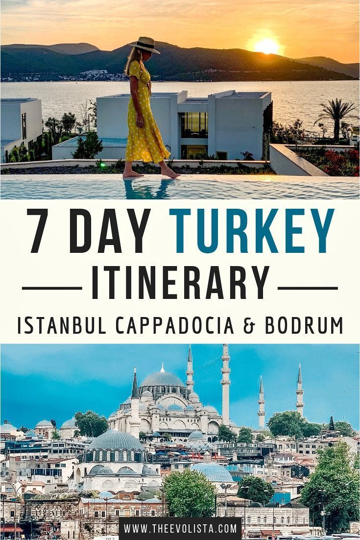7 Day Turkey Itinerary to Istanbul, Bodrum & Cappadocia -   16 travel destinations Turkey air balloon ideas