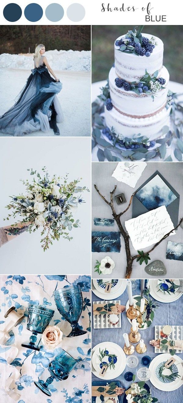 Top 10 Winter Wedding Color Ideas for 2019 -   16 wedding Blue winter ideas