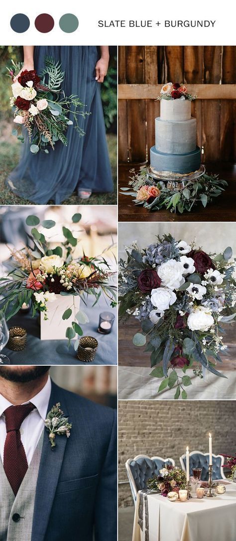 16 wedding Blue winter ideas