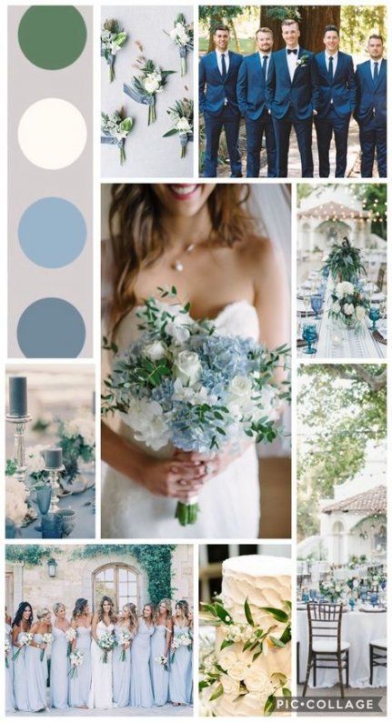 16 wedding Blue winter ideas