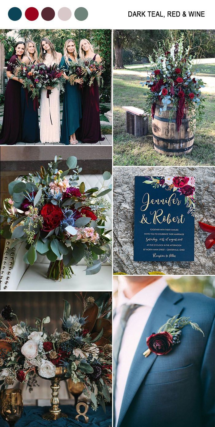 10 Amazing Fall Wedding Colors to Inspire in 2019-Part One -   16 wedding Blue winter ideas