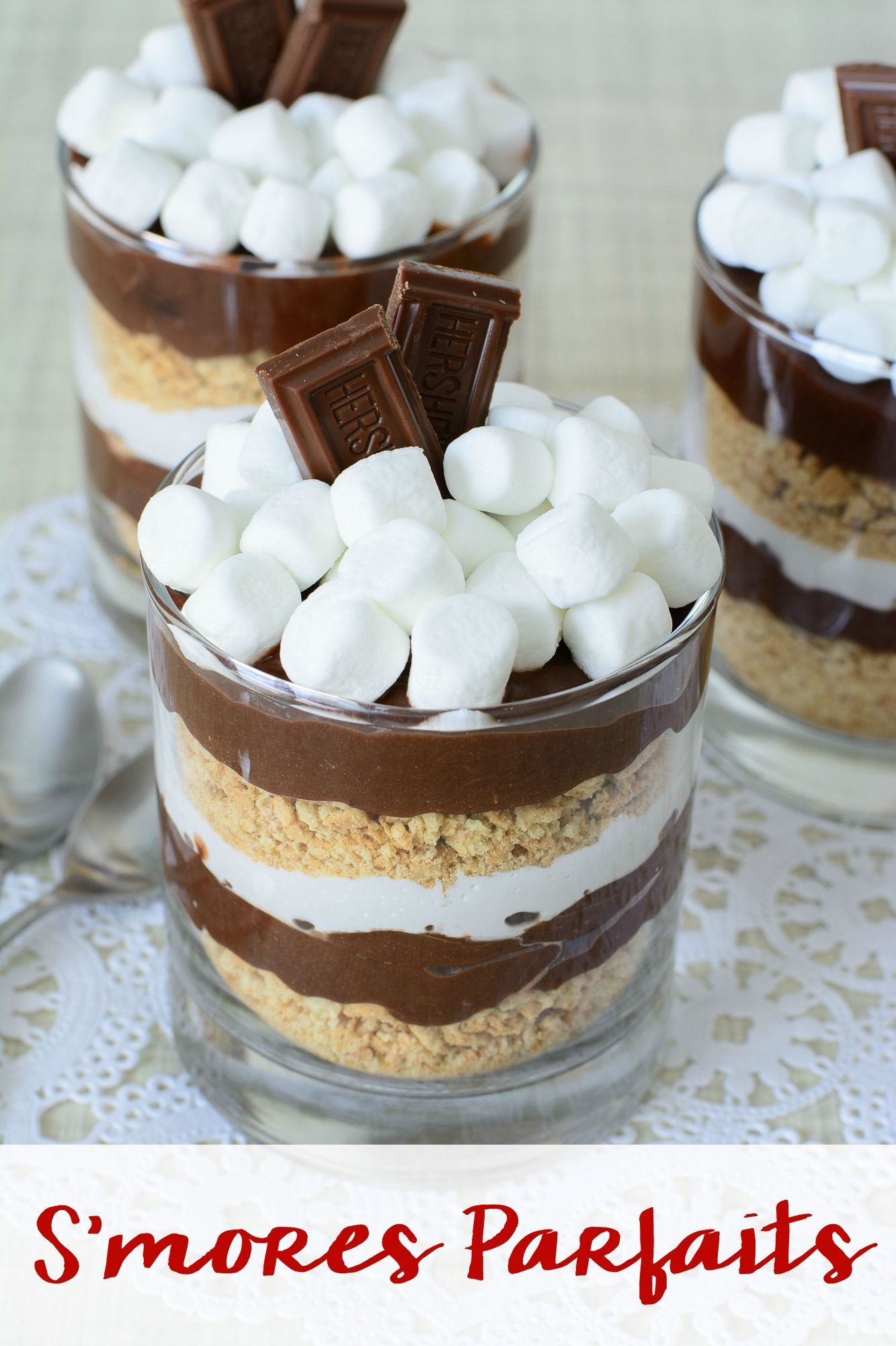 Easy No Bake S'mores Parfait -   17 best desserts For Kids ideas