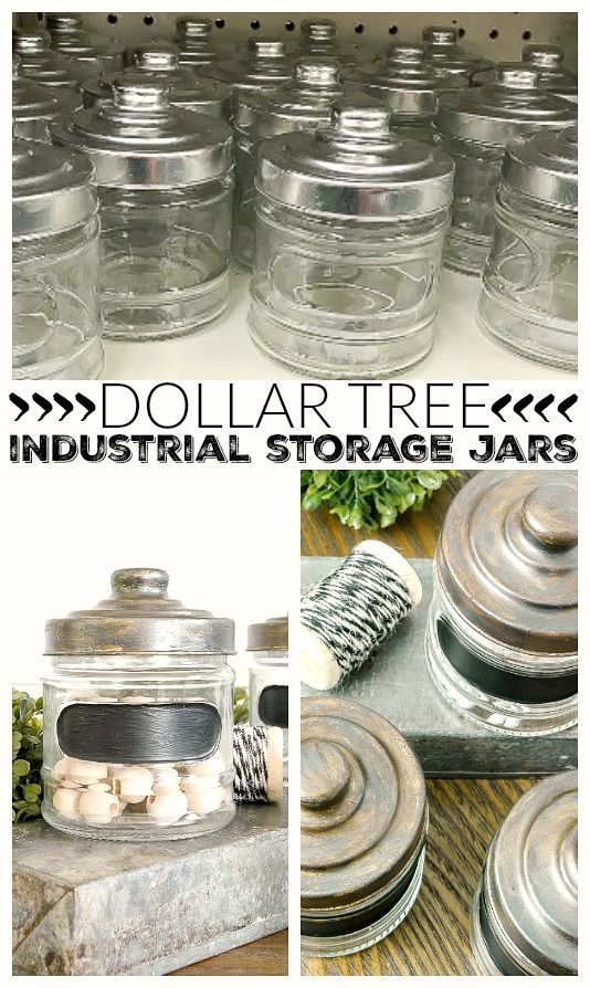 How to Age Inexpensive Dollar Tree Storage Jars -   17 diy projects Paint dollar stores ideas