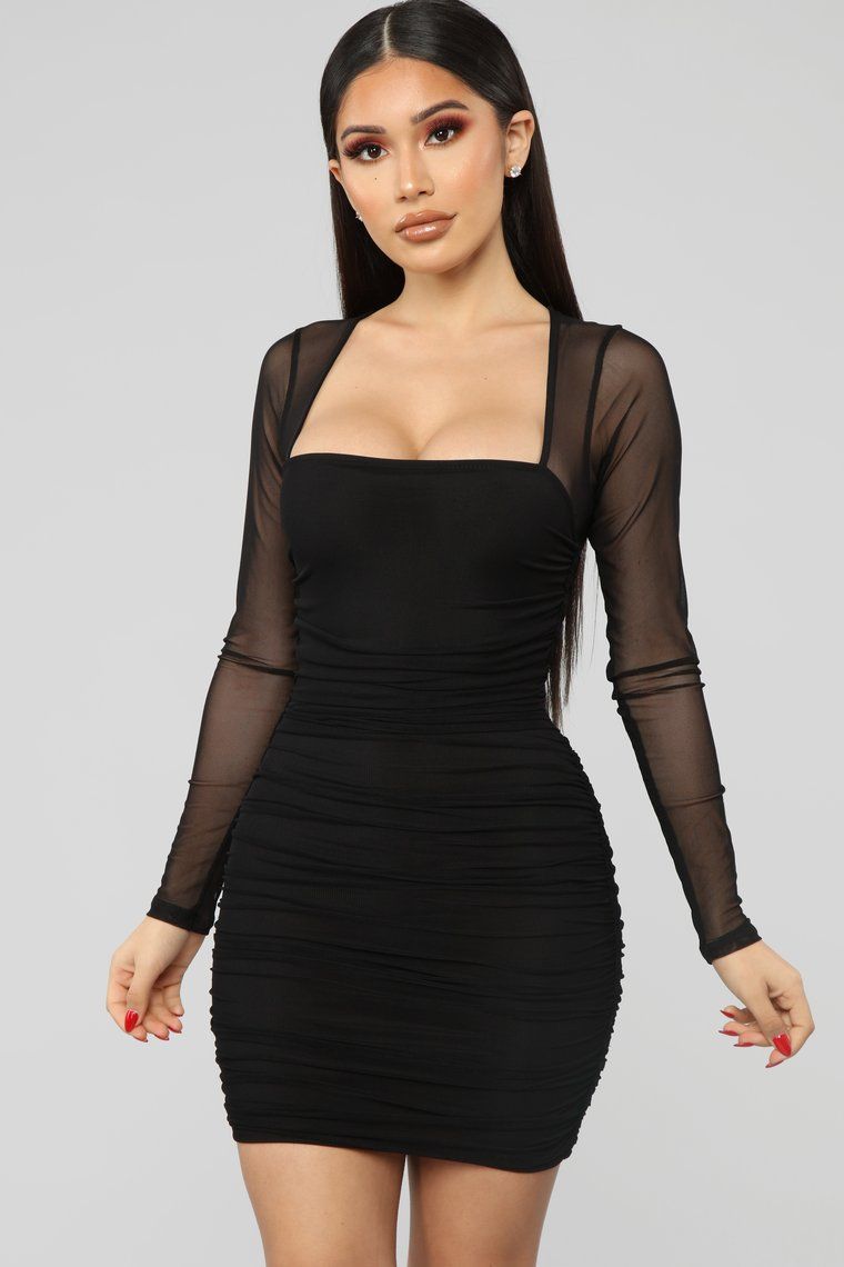 Oh So Fresh Mini Dress - Black -   17 dress Black short ideas
