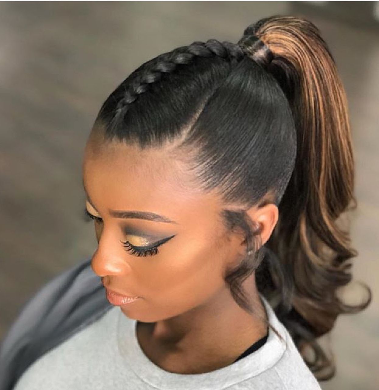 17 hairstyles For Black Women with big foreheads ideas