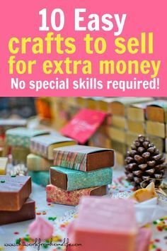 10 Easy DIY Crafts To Sell Or Give As Gifts -   18 diy projects To Sell homemade ideas