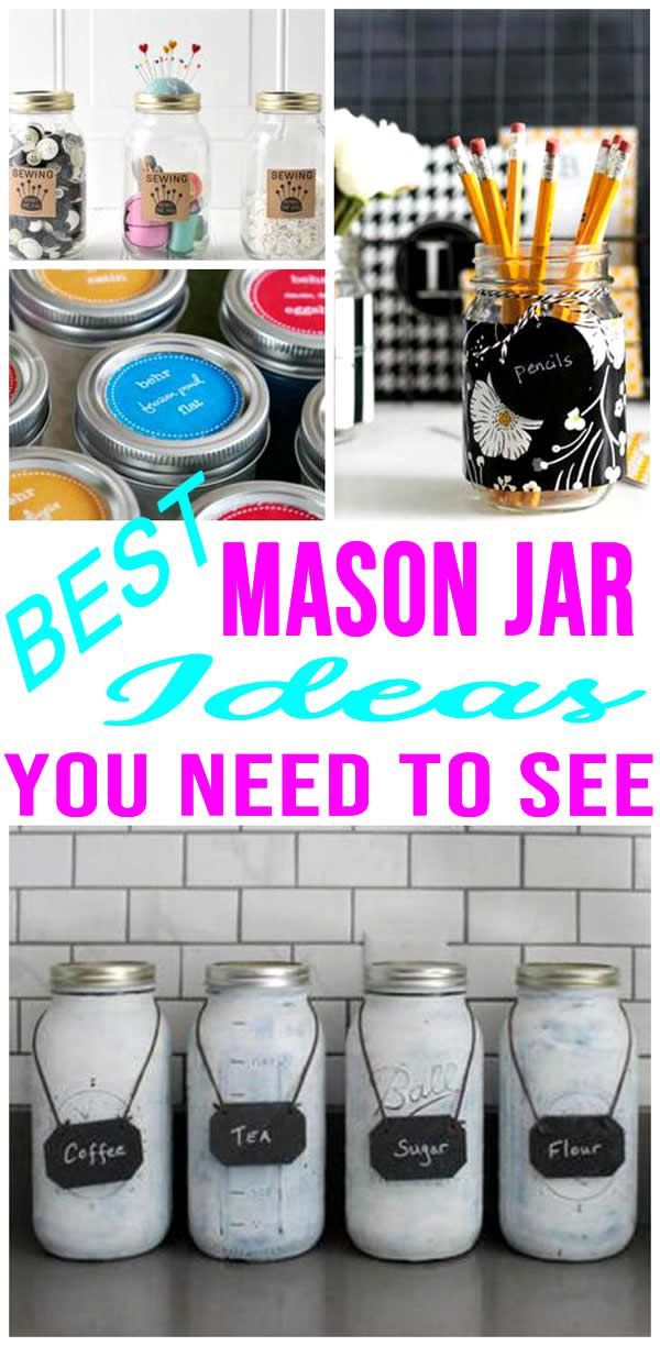 Mason Jar Ideas -   18 diy projects To Sell homemade ideas