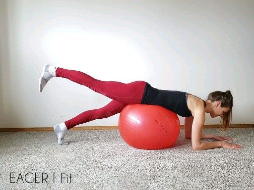 Stability Ball Glute Workout -   18 fitness Exercises for beginners ideas