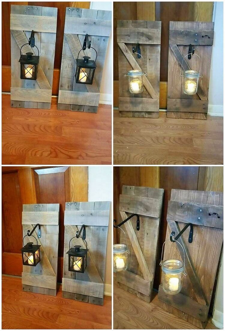 Cool and Easy DIY Projects Made with Old Wooden Pallets -   20 diy projects With Pallets old windows ideas